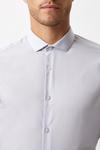 Burton Grey Skinny Fit Long Sleeve Essential Shirt thumbnail 4