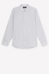 Burton Grey Skinny Fit Long Sleeve Essential Shirt thumbnail 5