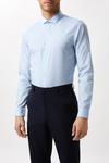 Burton Blue Skinny Fit Long Sleeve Essential Shirt thumbnail 1