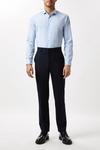 Burton Blue Skinny Fit Long Sleeve Essential Shirt thumbnail 2