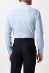 Burton Blue Skinny Fit Long Sleeve Essential Shirt thumbnail 3