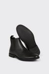 Burton Leather Smart Black Chelsea Boots thumbnail 3