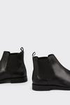 Burton Leather Smart Black Chelsea Boots thumbnail 4
