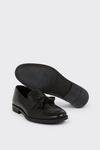 Burton Black Smart Leather Tassel Slip On Loafers thumbnail 3