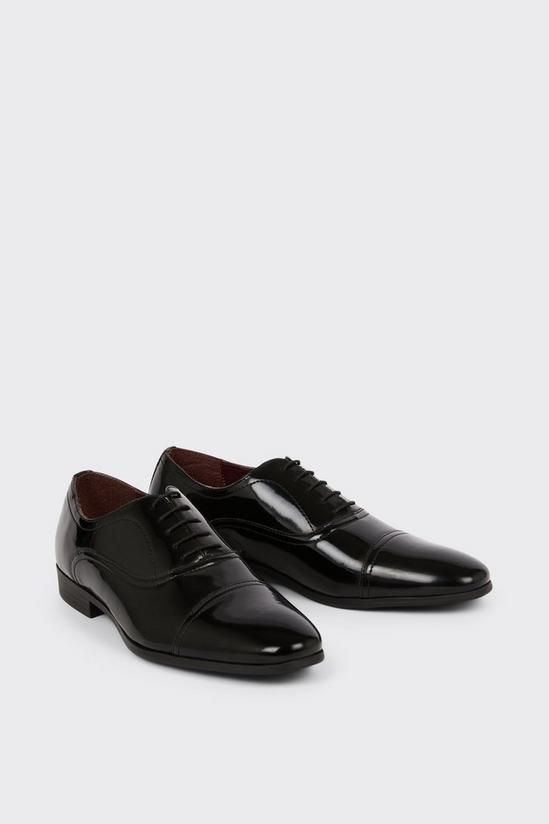 Burton Smart Black Patent Oxford Shoe 2
