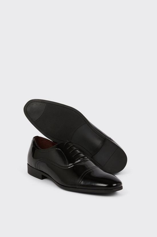 Burton Smart Black Patent Oxford Shoe 3