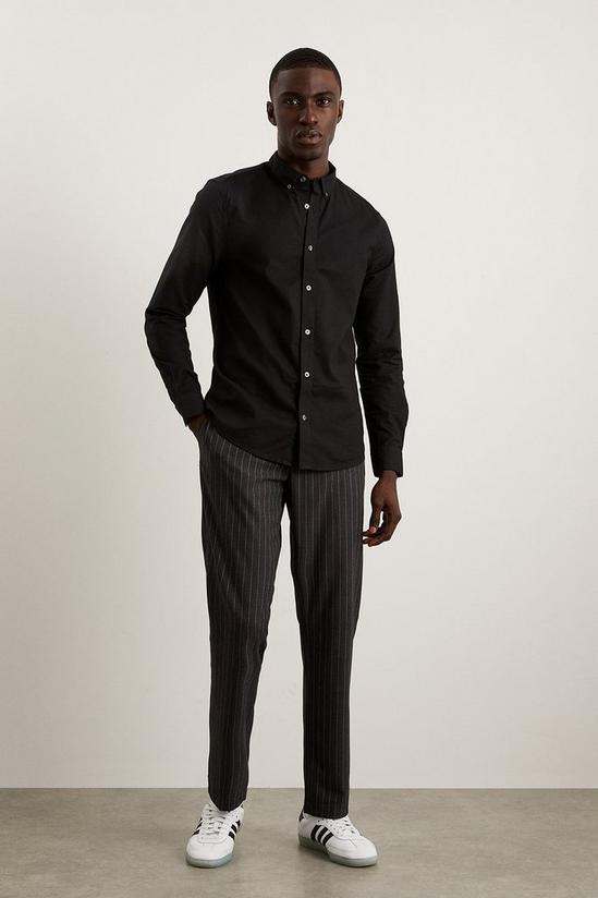 Burton Black Long Sleeve Oxford Shirt 2
