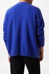Burton Super Soft Cobalt Relaxed Fit Knitted Cardigan thumbnail 3