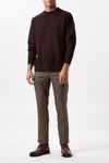 Burton Premium Chocolate Relaxed Knitted Crew Neck Jumper thumbnail 2