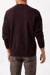 Burton Premium Chocolate Relaxed Knitted Crew Neck Jumper thumbnail 3