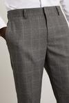 Burton Skinny Grey Blue Highlight Check Suit Trouser thumbnail 5