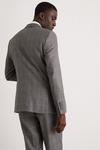 Burton Slim Grey Blue Highlight Check Suit Jacket thumbnail 3