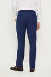 Burton Slim Fit Blue Slub Suit Trousers thumbnail 3