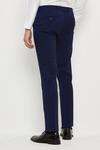Burton Skinny Fit Navy Textured Suit Trousers thumbnail 3