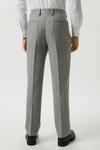 Burton Slim Fit Light Grey Crosshatch Tweed Suit Trousers thumbnail 3