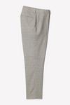 Burton Slim Fit Light Grey Crosshatch Tweed Suit Trousers thumbnail 5