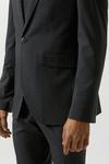 Burton Skinny Fit Grey Grid Check Suit Jacket thumbnail 5