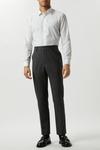Burton Slim Fit Grey Grid Check Suit Trousers thumbnail 2