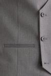 Burton Tailored Fit Grey Mini Herringbone Waistcoat thumbnail 6