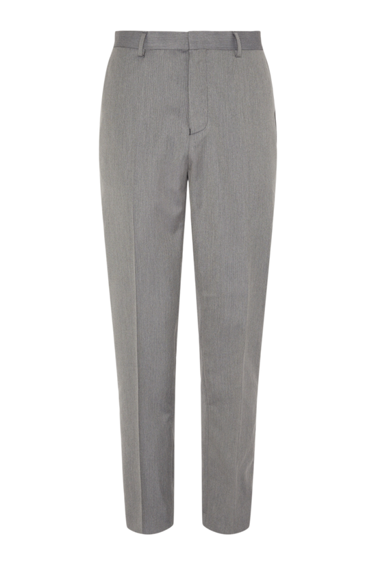 Burton Tailored Grey Mini Herringbone Suit Trousers 5