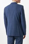 Burton Slim Fit Blue Semi Plain Suit Jacket thumbnail 3