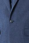 Burton Slim Fit Blue Semi Plain Suit Jacket thumbnail 5
