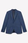 Burton Slim Fit Blue Semi Plain Suit Jacket thumbnail 6