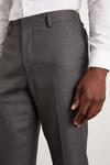 Burton Slim Charcoal Wide Self Stripe Suit Trousers thumbnail 5