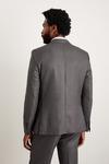 Burton Slim Charcoal Wide Self Stripe Suit Jacket thumbnail 3