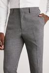 Burton Slim Fit Grey Texture Grid Check Suit Trouser thumbnail 2