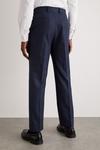 Burton Tailored Navy Small Scale Check Suit Trousers thumbnail 3