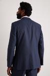 Burton Tailored Navy Small Scale Check Suit Jacket thumbnail 3