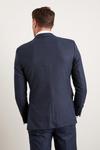 Burton Slim Fit Navy Small Scale Check Suit Jacket thumbnail 3