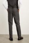 Burton Slim Fit Charcoal Herringbone Suit Trousers thumbnail 3