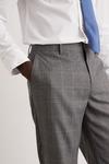 Burton Slim Grey Blue Highlight Check Suit Trousers thumbnail 2