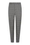Burton Slim Grey Blue Highlight Check Suit Trousers thumbnail 4