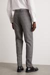 Burton Slim Grey Blue Highlight Check Suit Trousers thumbnail 5