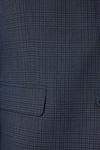 Burton Tailored Fit Navy Overcheck Suit Jacket thumbnail 5