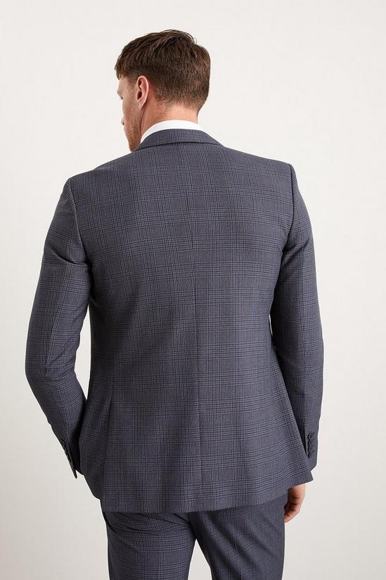 Burton Slim Fit Navy Overcheck Suit Jacket 3