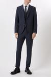 Burton Slim Fit Navy Overcheck Suit Jacket thumbnail 4