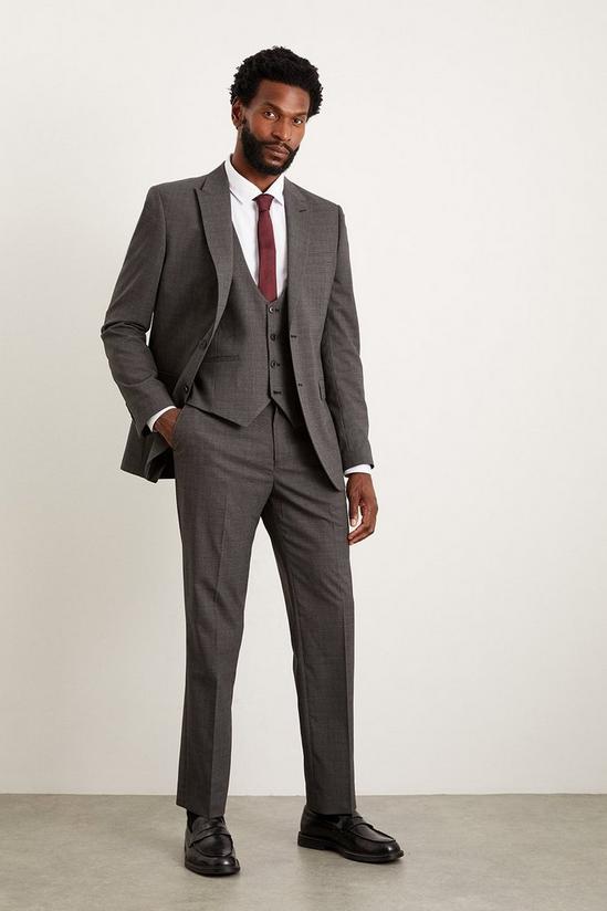 Burton Tailored Fit Semi Plain Waistcoat 2