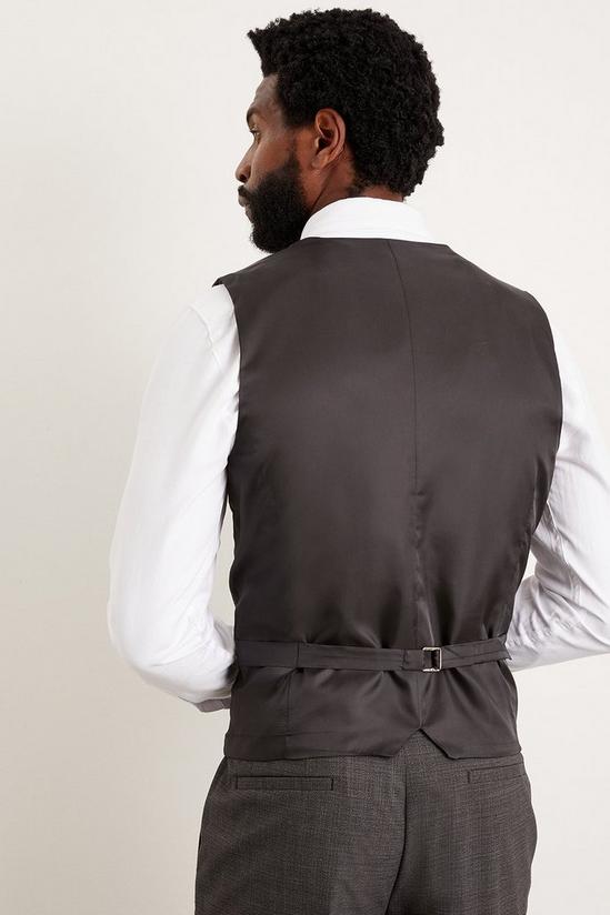Burton Tailored Fit Semi Plain Waistcoat 3