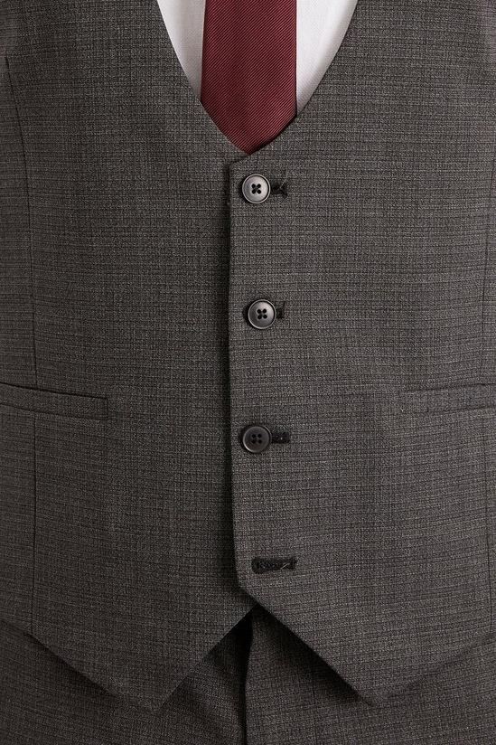 Burton Tailored Fit Semi Plain Waistcoat 4