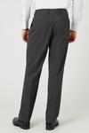 Burton Tailored Fit Charcoal Semi Plain Suit Trouser thumbnail 3