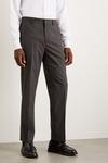 Burton Tailored Fit Charcoal Suit Jacket thumbnail 2