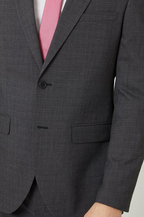 Burton Tailored Fit Charcoal Suit Jacket 6