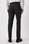 Burton Slim Fit Charcoal Semi Plain Suit Trousers thumbnail 3