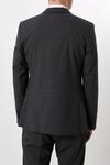 Burton Slim Fit Charcoal Semi Plain Suit Jacket thumbnail 3