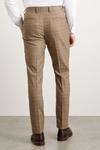 Burton Slim Fit Neutral Puppy Tooth Suit Trousers thumbnail 3
