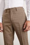 Burton Slim Fit Neutral Puppy Tooth Suit Trousers thumbnail 5